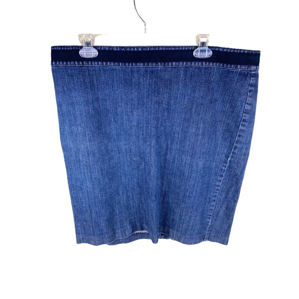 Boden Blue denim Jean Mini Skirt Size 14R